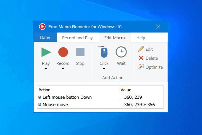 windows macro automation